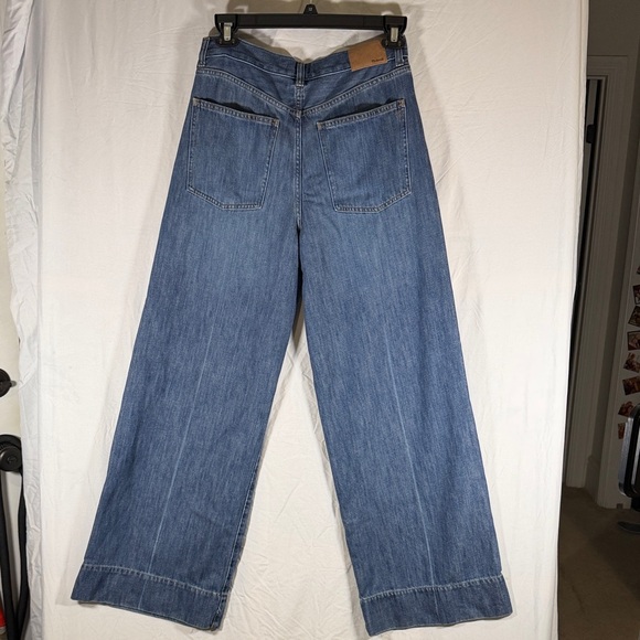 Madewell Blue Wide-Leg Jeans - Picture 3 of 6
